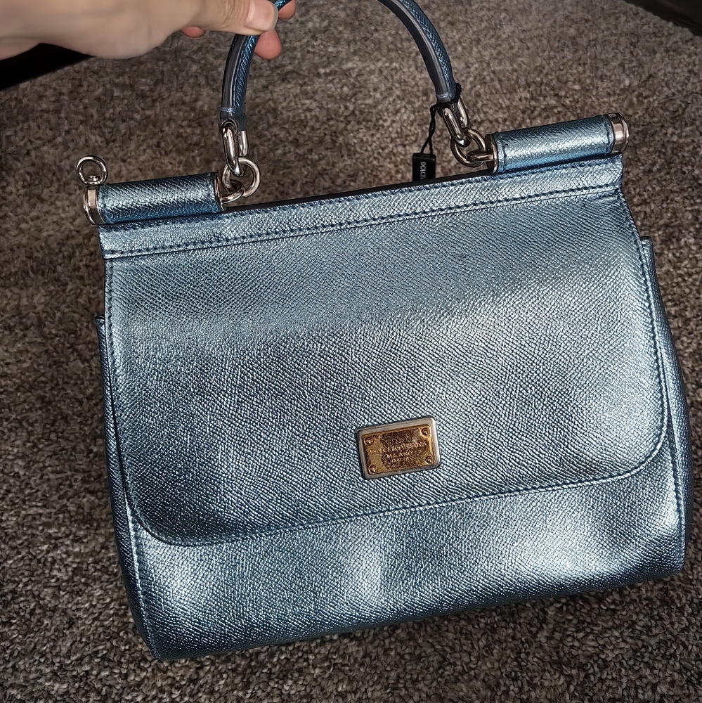 Dolce and Gabbana Sicily Light Blue handbag Medium Cute